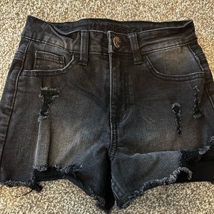 Justice denim shorts